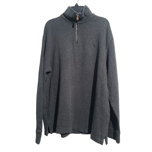 Gilli Gray Tie Front Waist Mock Neck Long Sleeve Knit Dress Size S - Picture 1 of 5